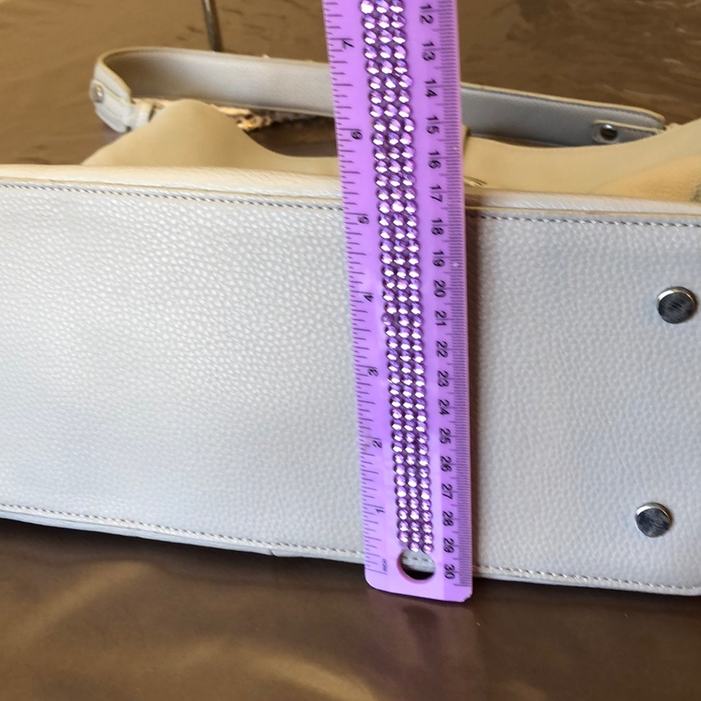Sam Edelman Light Gray Leather Bag - Picture 5 of 9